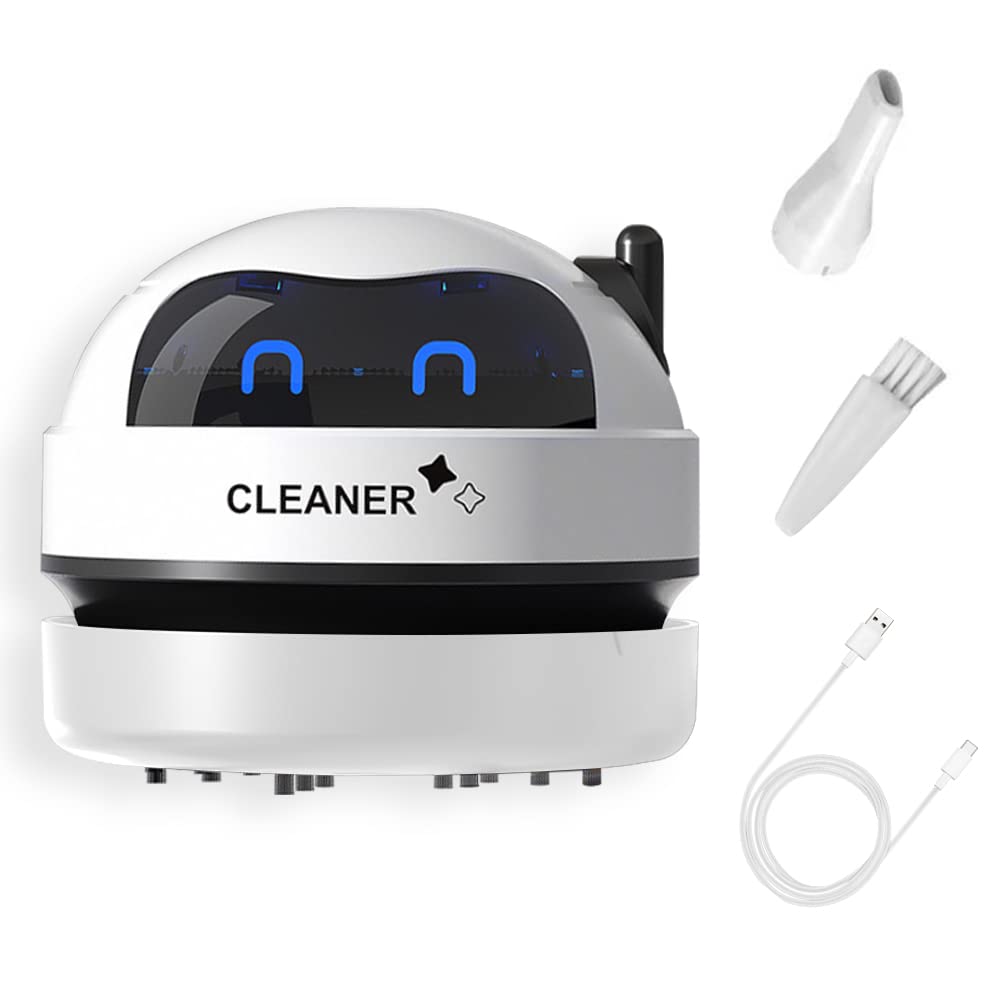ZORBES Desk Vacuum Cleaner Machine USB Mini Desk Vacuum Cleaner with Nozzle Attachment & Cleaning Brush, Clean Up Dust and Crumbs, 500mAh Portable Cordless Desk Vacuum for Home Office Car Countertop ZORBES Desk Vacuum Cleaner Machine USB Mini Desk Vacuum Cleaner with Nozzle Attachment & Cleaning Brush, Clean Up Dust and Crumbs, 500mAh Portable Cordless Desk Vacuum for Home Office Car Countertop